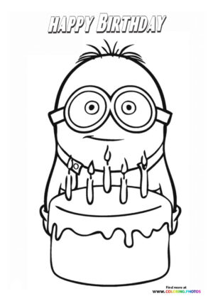 Minion Birthday Cake