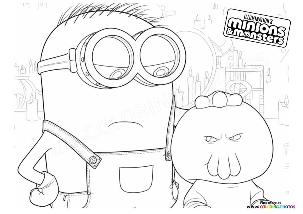 Minion and Fluffy Creature