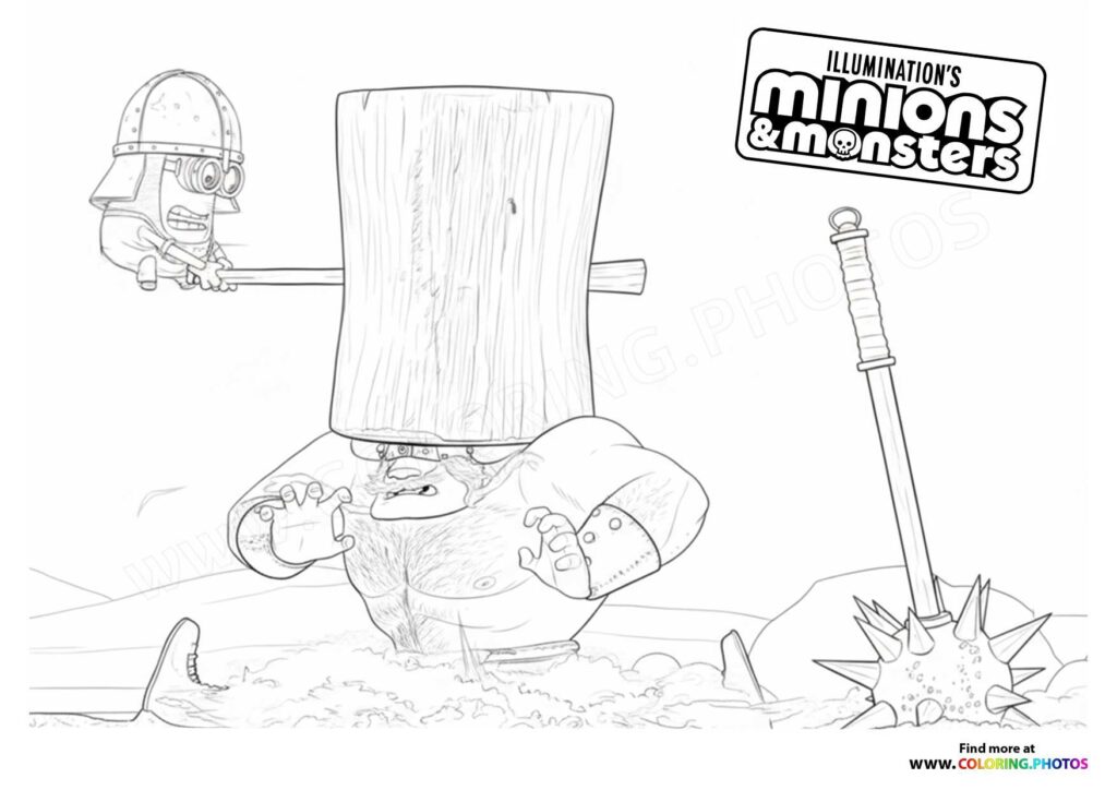 Minion Monster with Axe