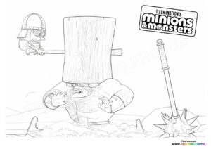 Minion Monster with Axe