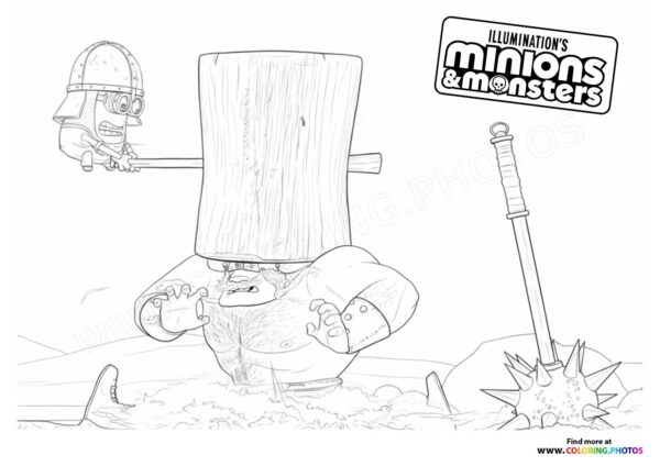 Minion Monster with Axe