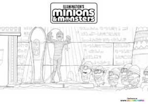 Minions with Mummy Monster