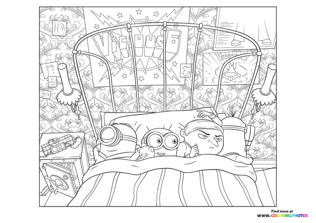 Minions in Bed