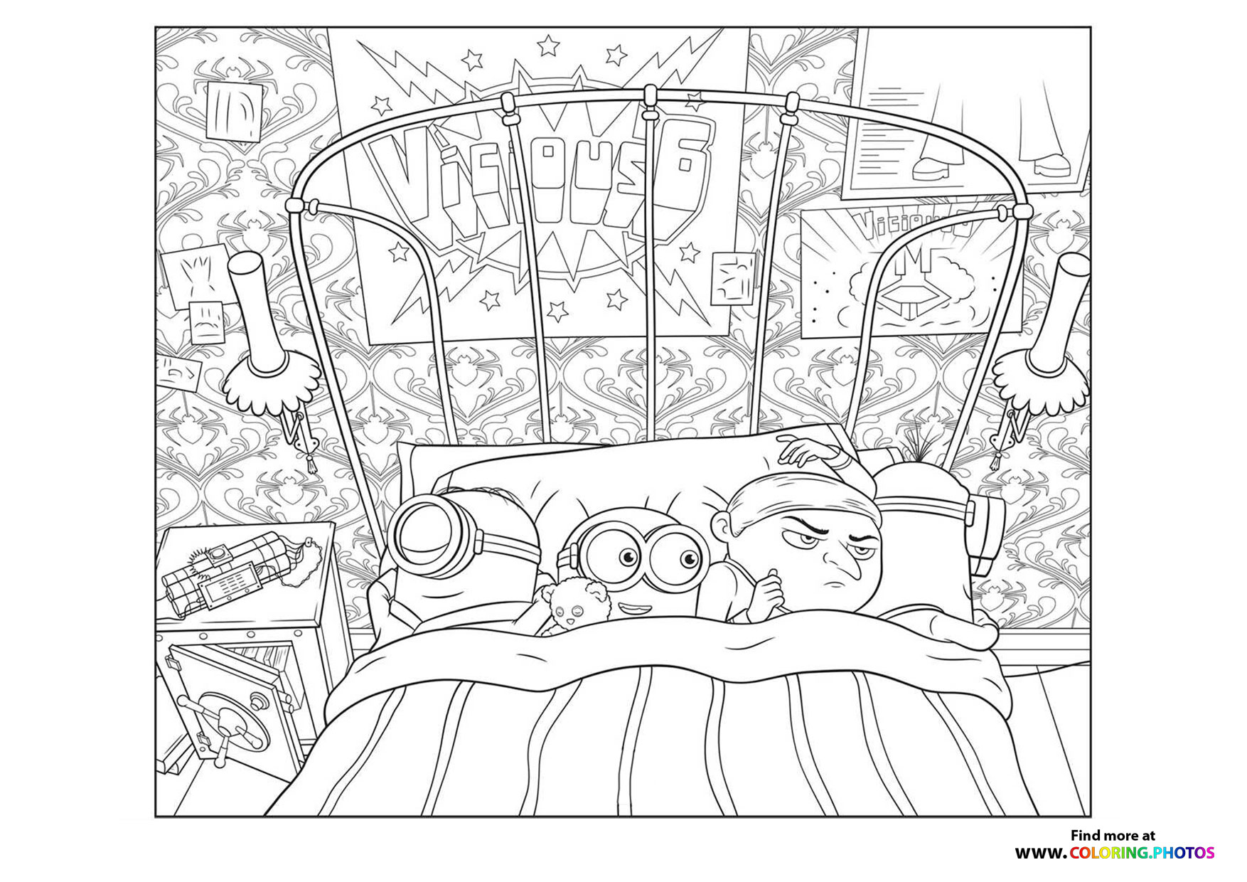 Minions in Bed