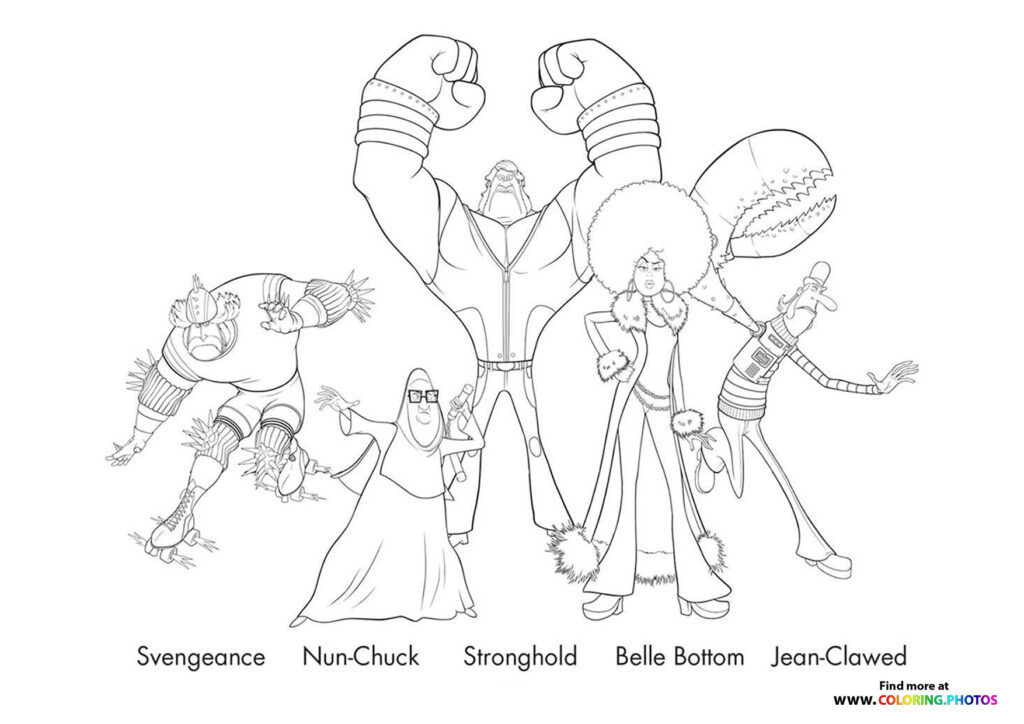 Villain League from Minions 2