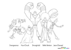 Villain League from Minions 2