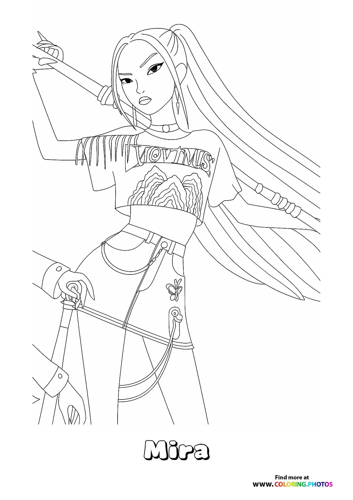 Mira from K Pop Demon Hunters