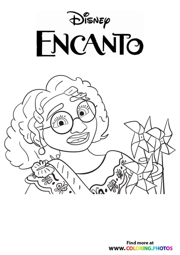Mirabel Madrigal - Encanto coloring page