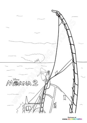 Moana Sailing the Outrigger
