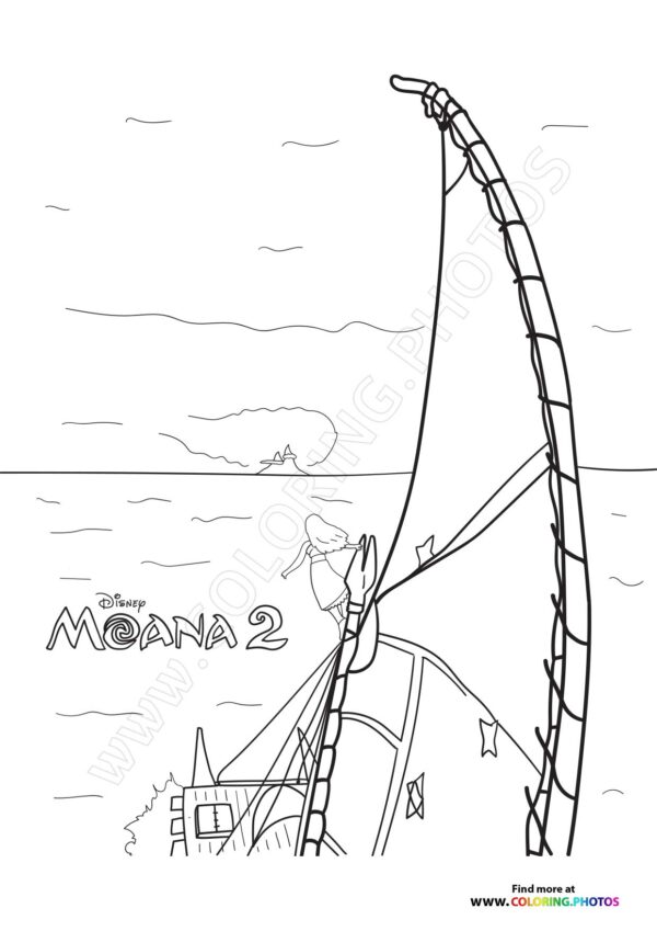 Moana Sailing the Outrigger