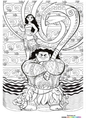 Moana and Tamatoa