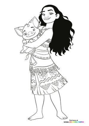 Moana smiling