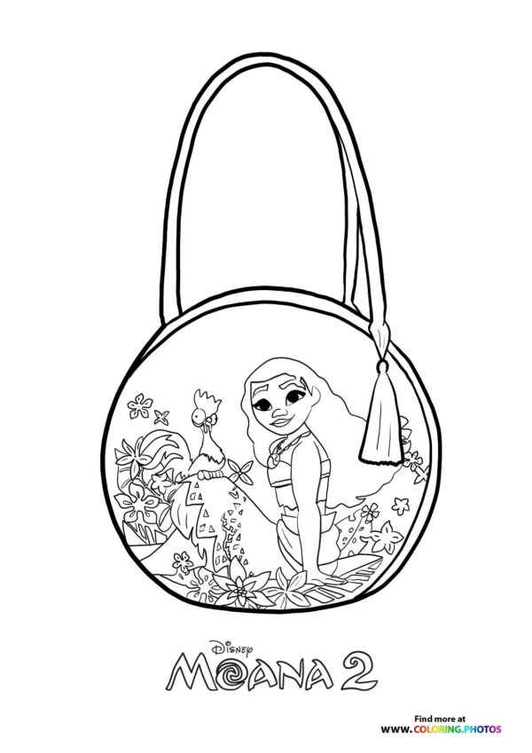 Moana in Woven Basket