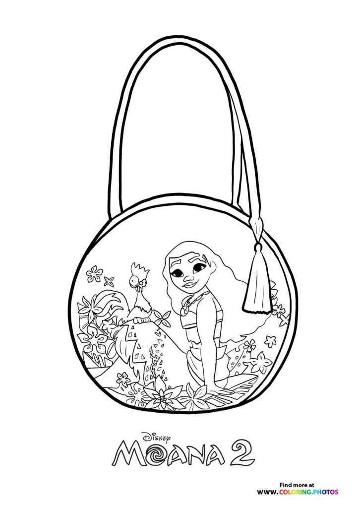 Moana in Woven Basket
