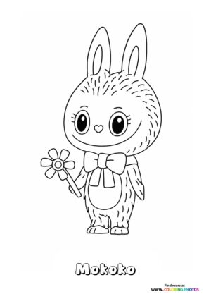 Mokoko with Flower