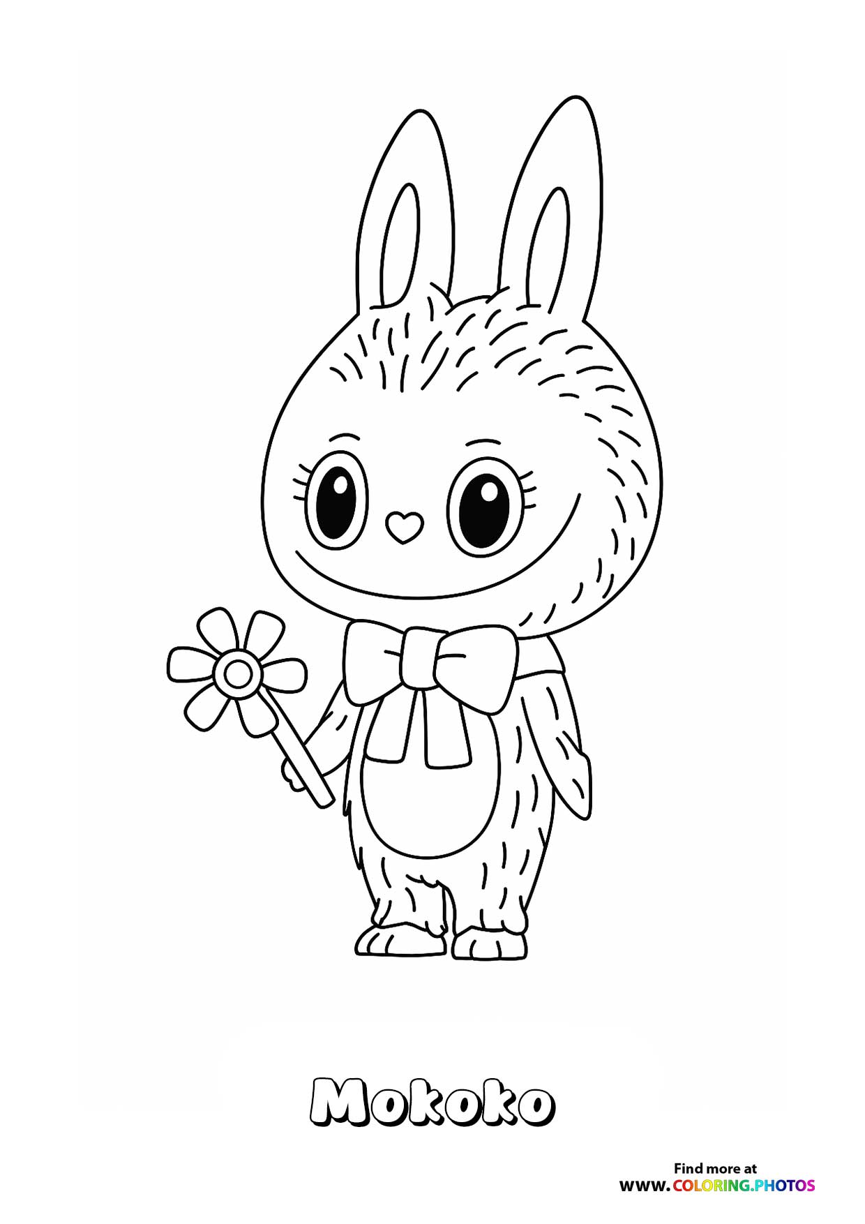 Mokoko with Flower