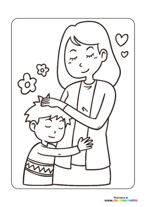 Mother and Child Embrace