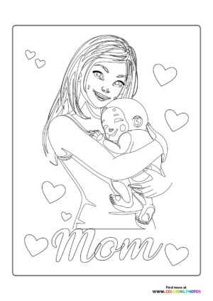 Mom Holding Baby