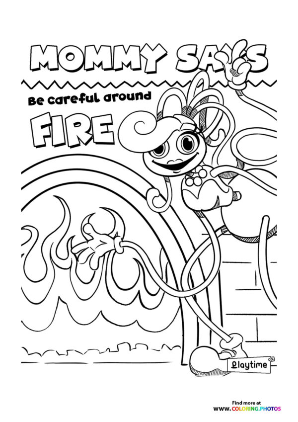 Mommy Long Legs Fire Safety