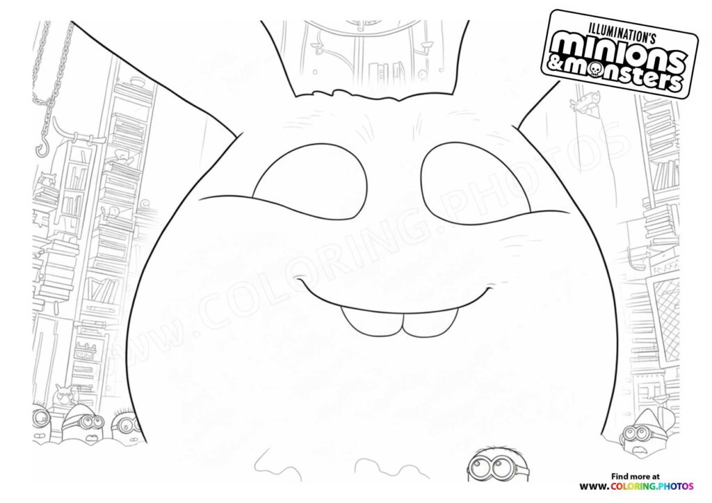 Fluffy Monster with Minions