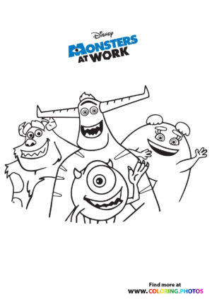 Monsters at work - characters