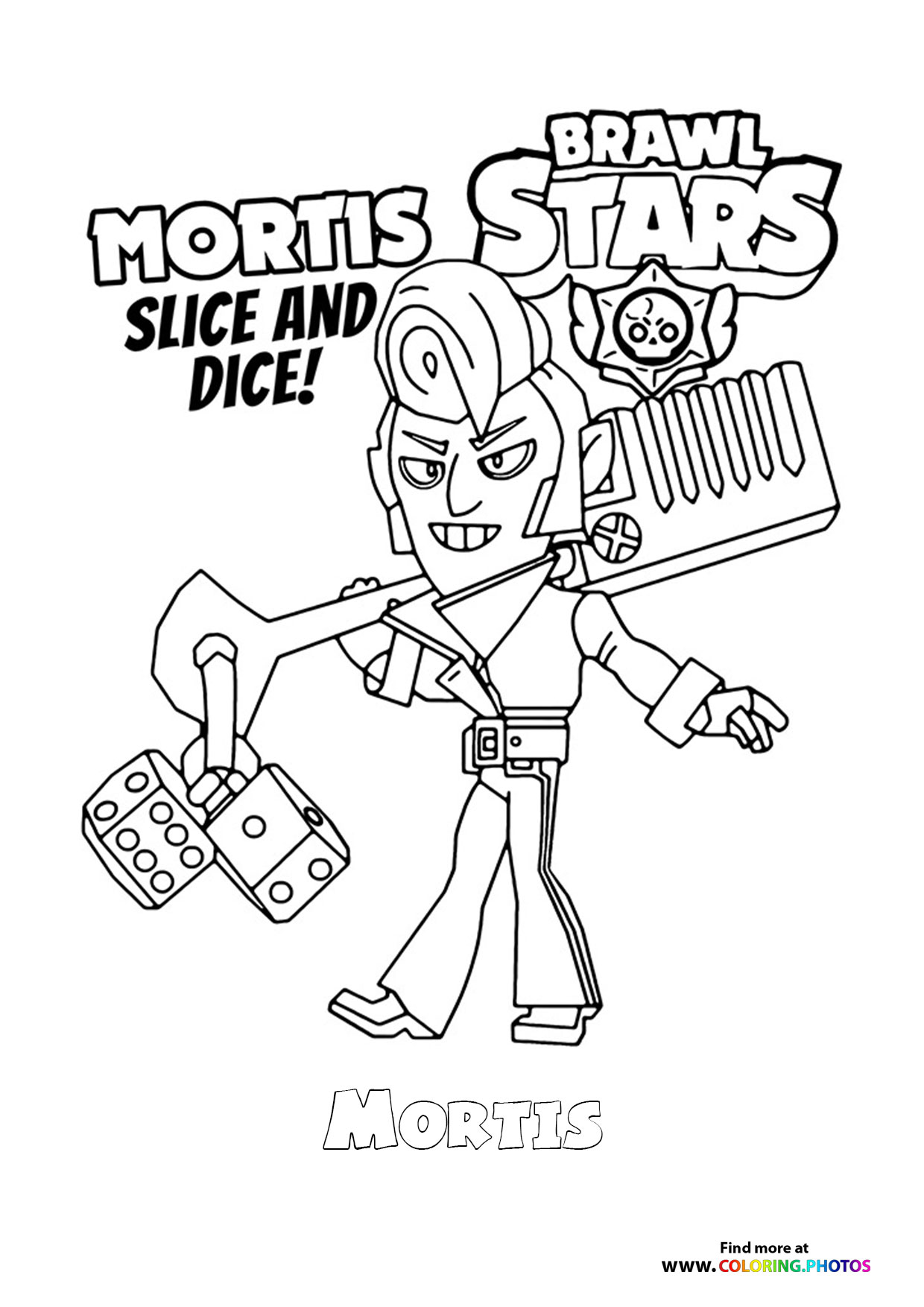 Mortis with Giant Comb and Dice