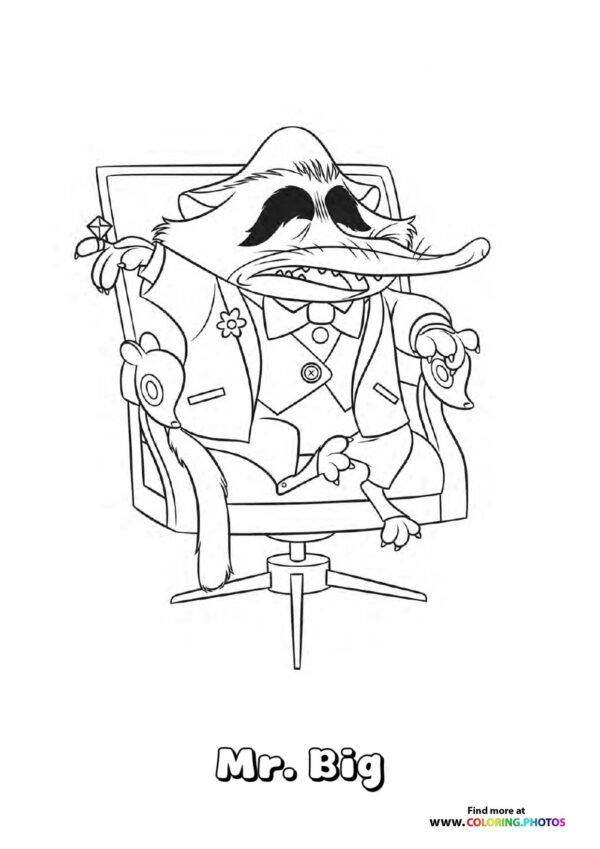 Mr. Big in His Chair