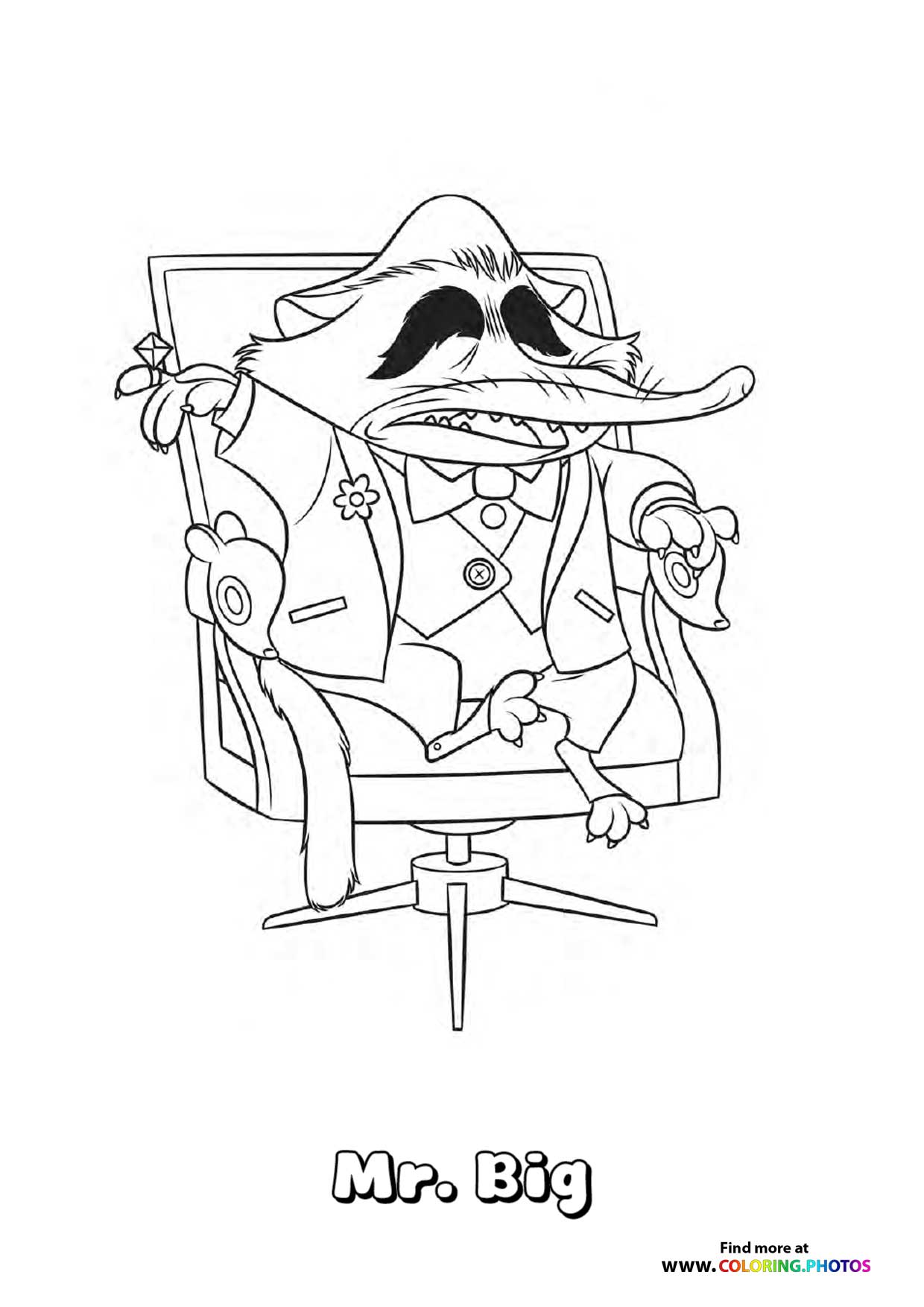 Mr. Big in His Chair