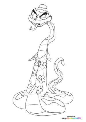 Mr. Snake with Floral Outfit