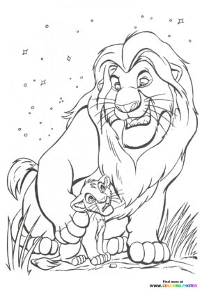 Mufasa and Simba