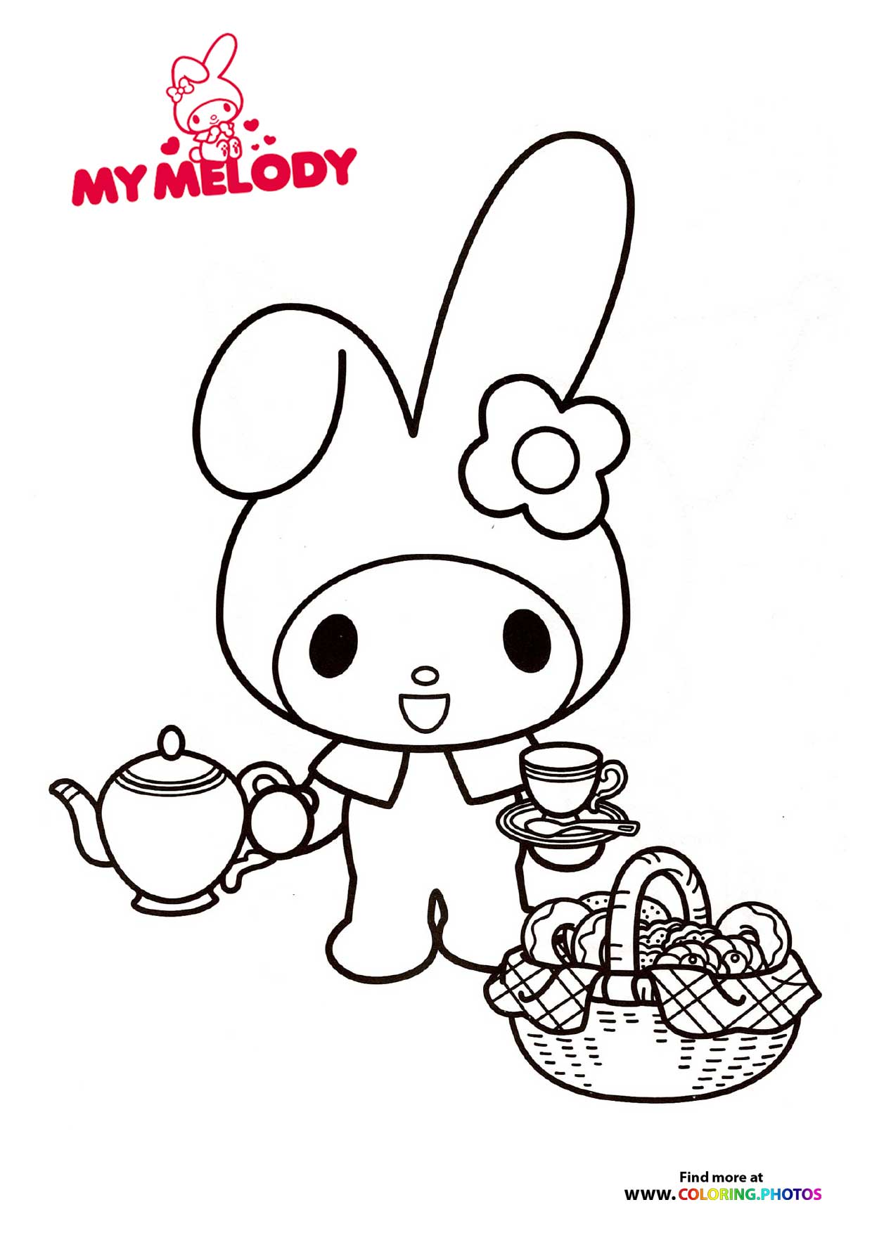My Melody tea party