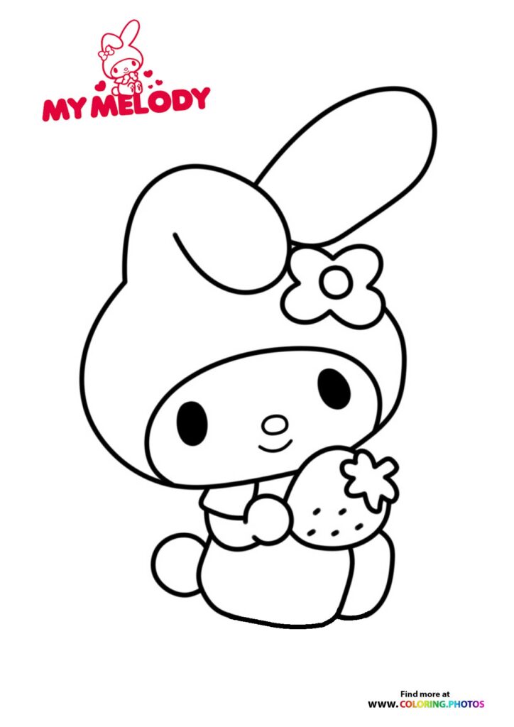 My Melody with strawberry