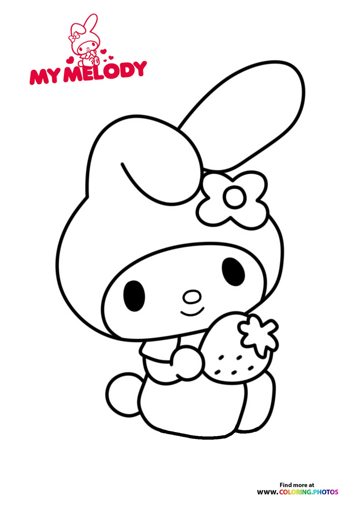 My Melody with strawberry