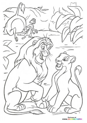 Timon, Pumbaa & Scar