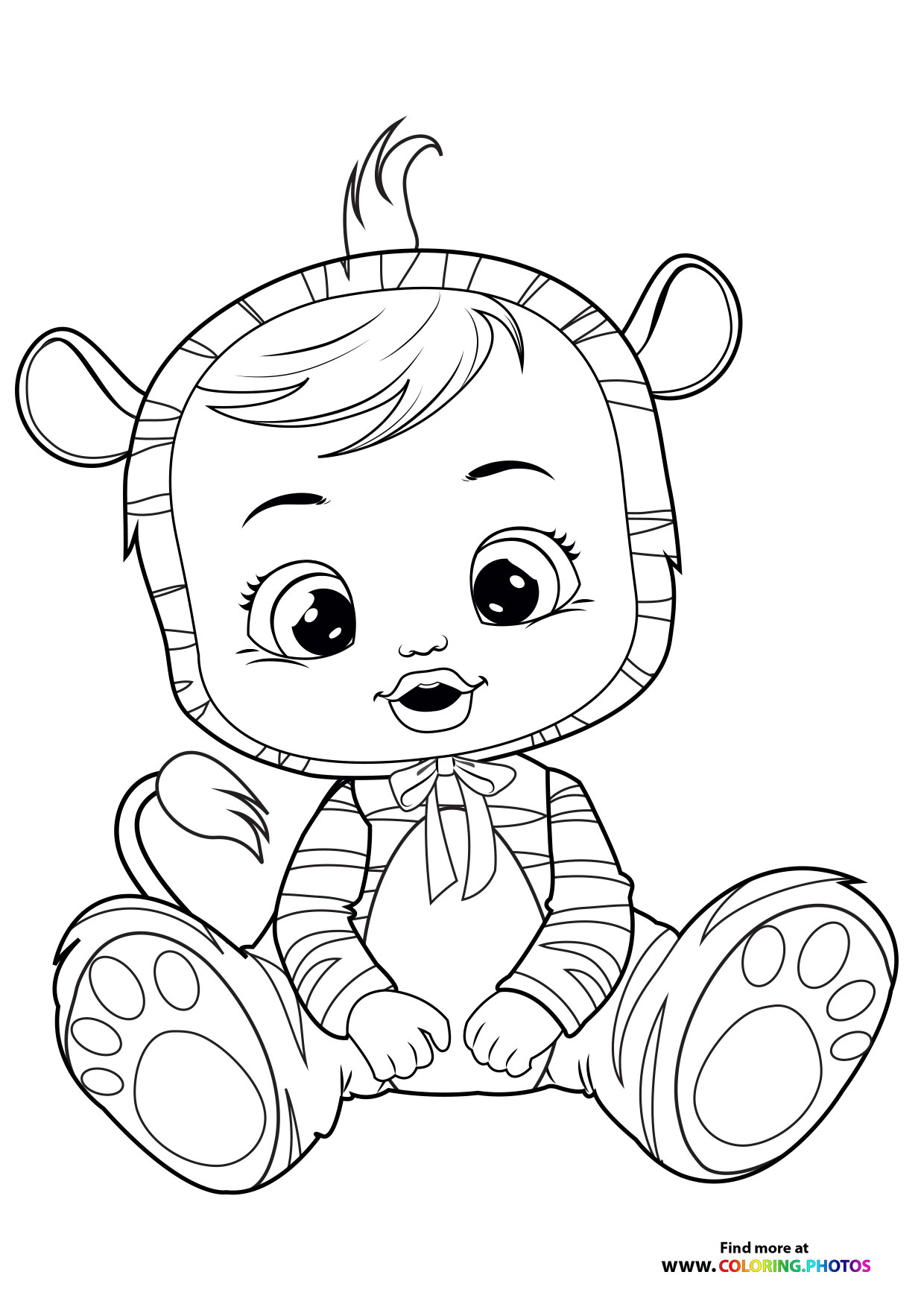 Nala - Cry Babies coloring page