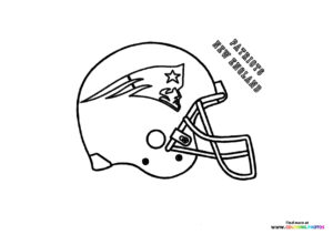 New England Patriots NFL helmet