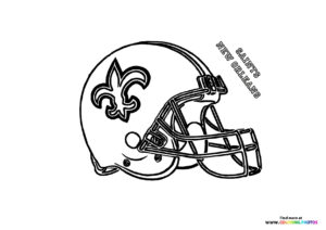 New Orleans Saints NFL helmet