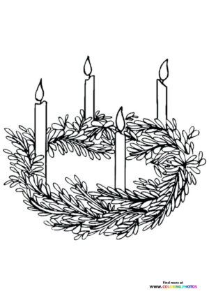 Advent Wreath with Four Candles