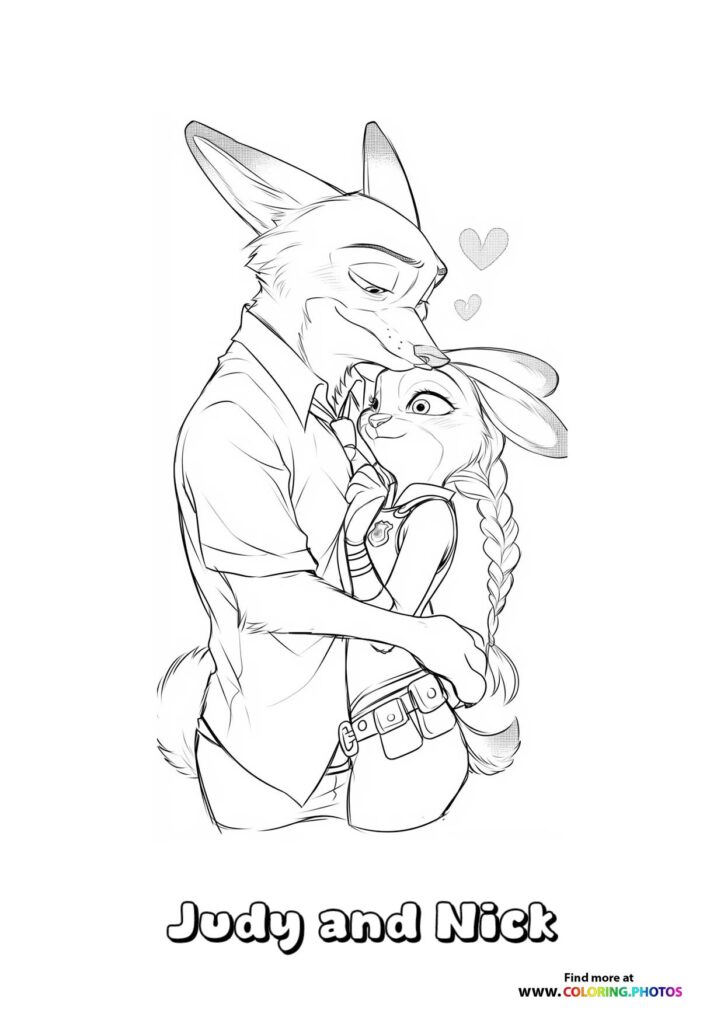 Judy and Nick's Romantic Moment