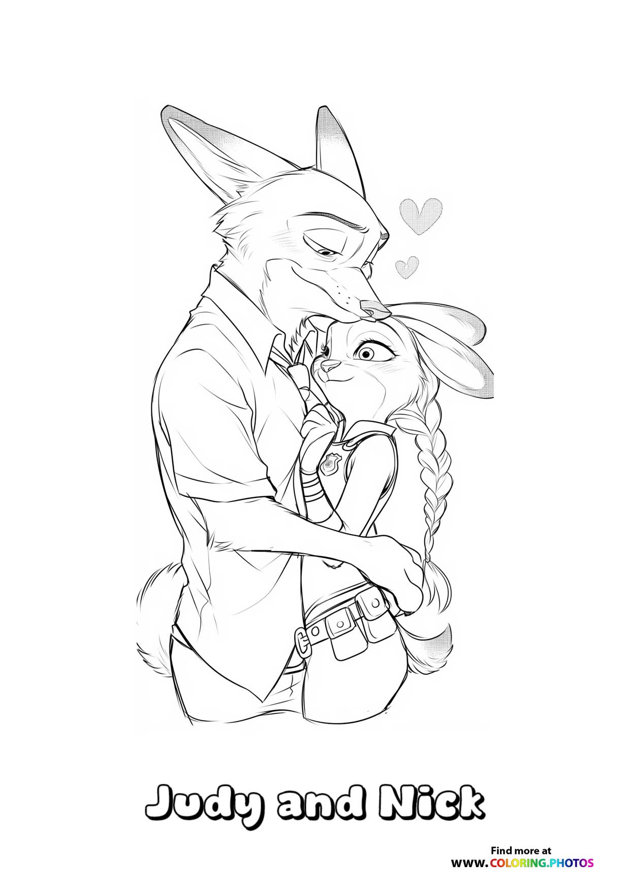 Judy and Nick’s Romantic Moment