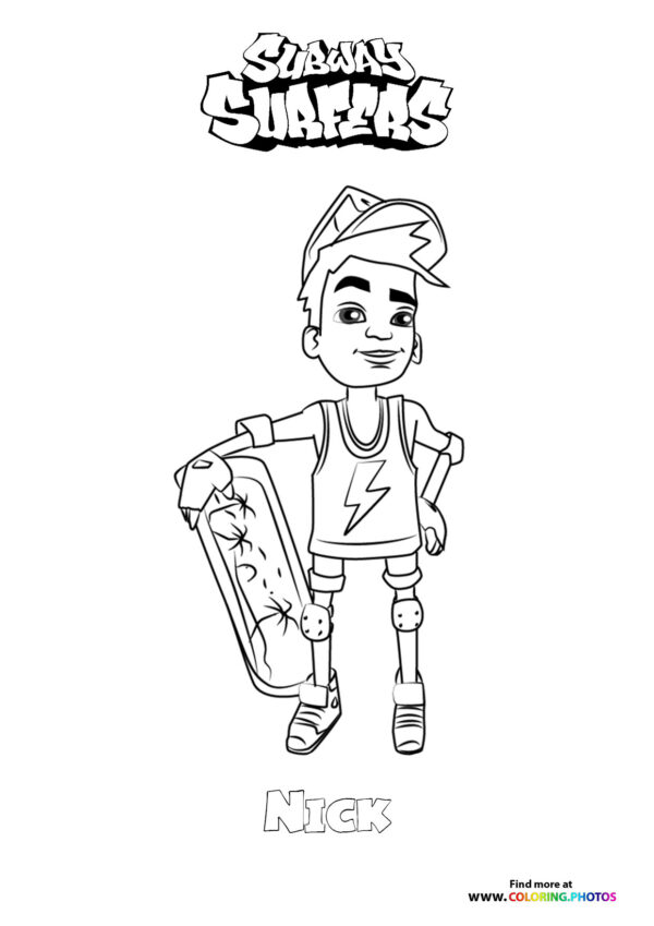 Nick with Skateboard