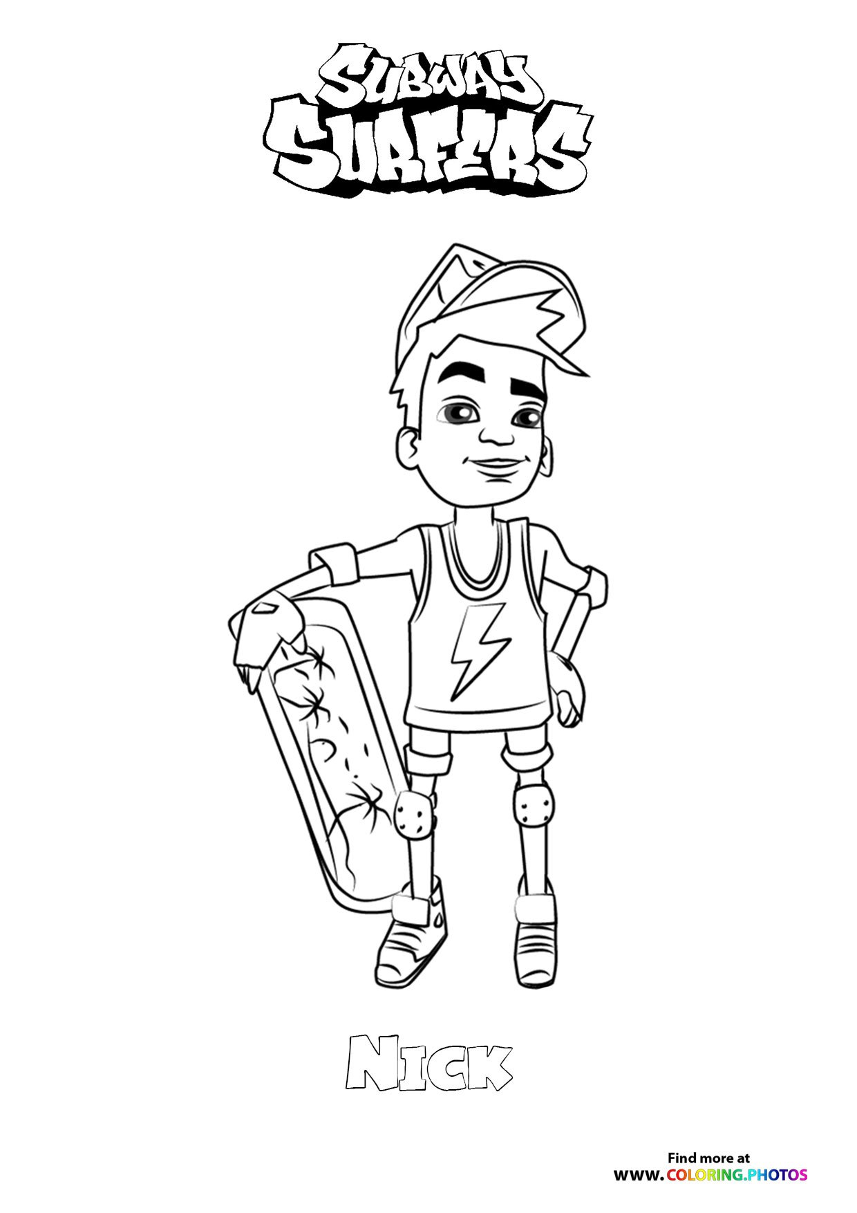 Nick with Skateboard