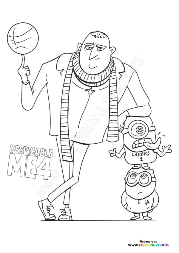 Gru with Minions