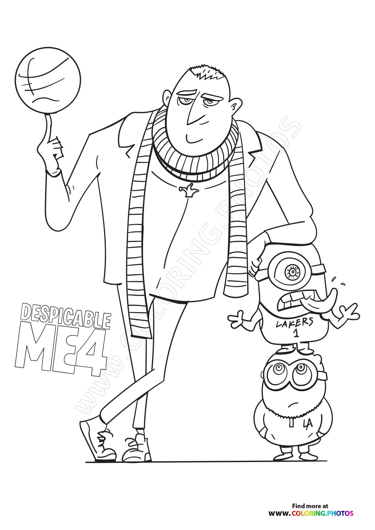 Gru with Minions