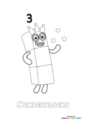 Number 3 Numberblocks