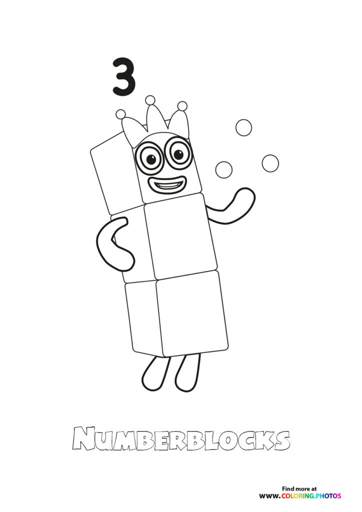 Number 3 Numberblocks