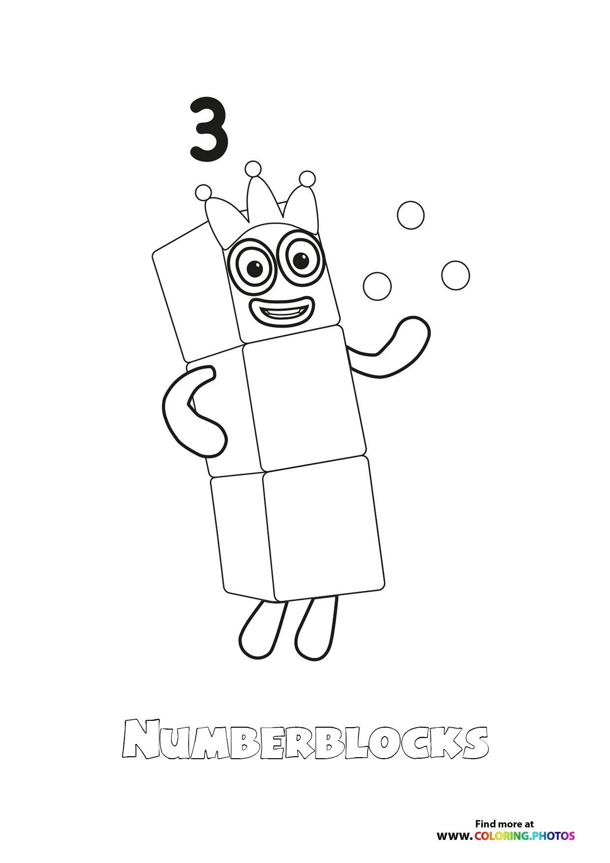 Number 3 Numberblocks