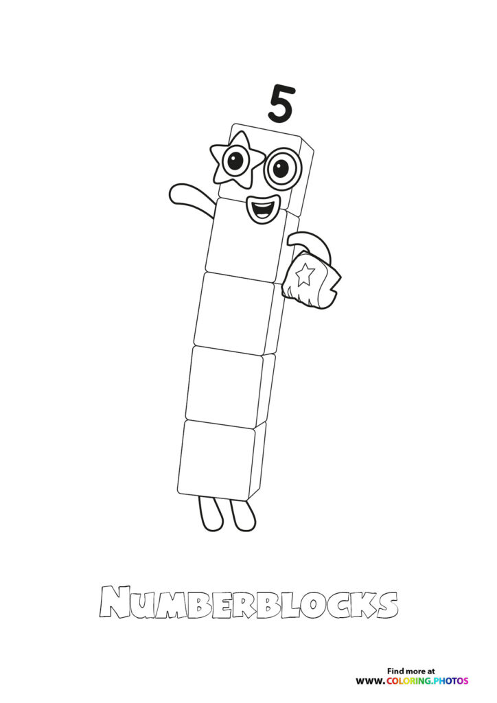 Number 5 Numberblocks