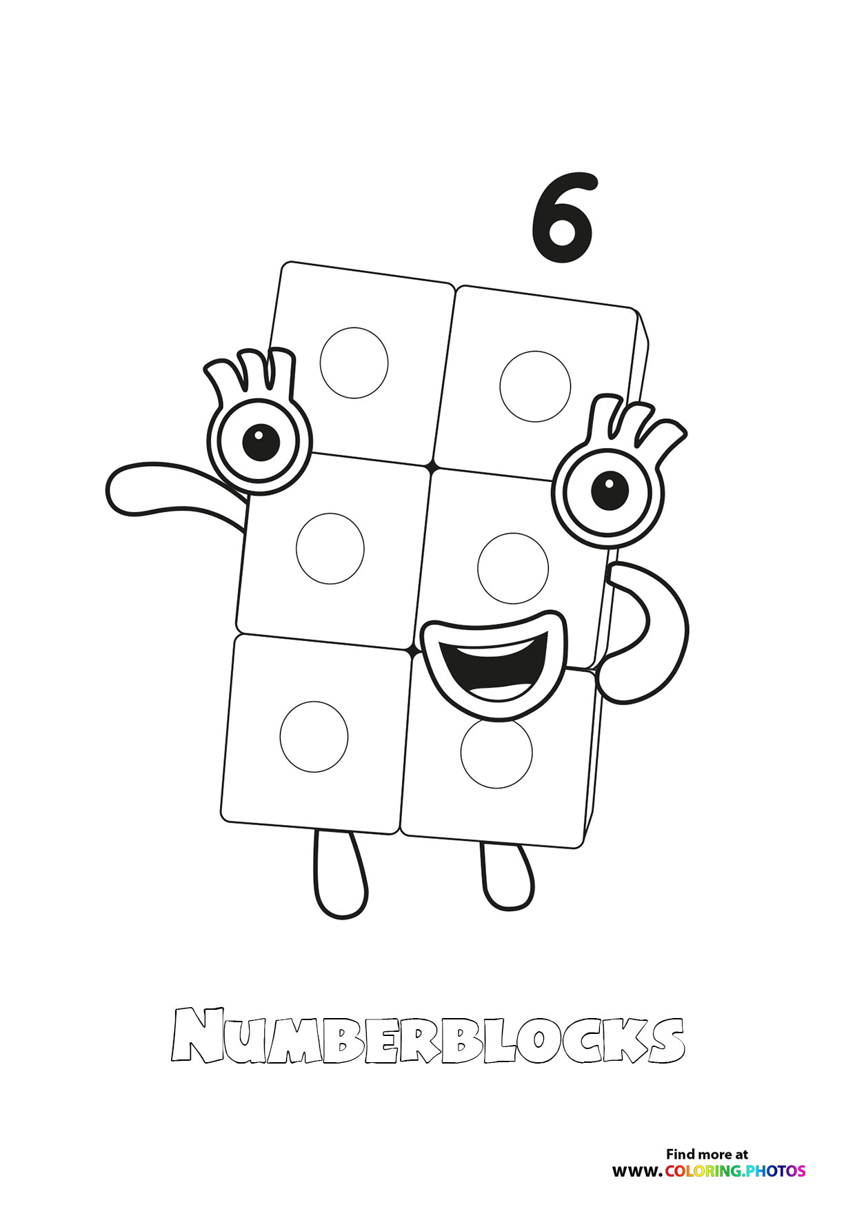 Number 6 Numberblocks