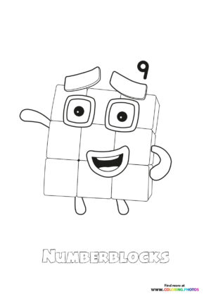 Number 9 Numberblocks
